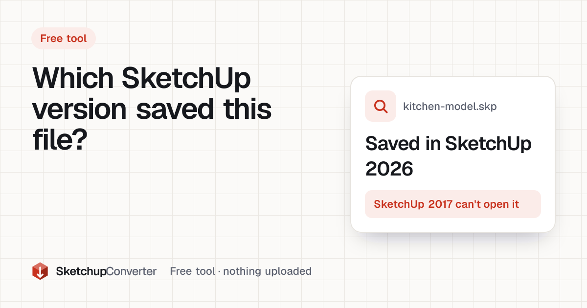 Cover: free SKP version checker